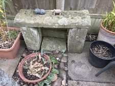 2 Large Sandstone Benches -