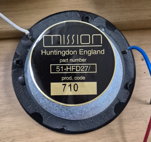 Mission hfd27 tweeter - mission, 51-hfd27/