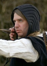 Black Padded Cotton Arming Cap