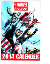 Marvel 2014 Calendar #1 "Marvel Comics" Comic Book