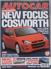 AUTOCAR 12/7/2000 featuring Ford Cosworth, Fiat Coupe 20v Turbo, Ferrari, Honda