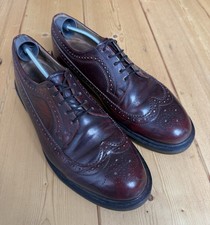 Dr Marten Oxblood Brogues 14041 Shoes UK12 Skinhead, Mod, Oi. Made in England. 