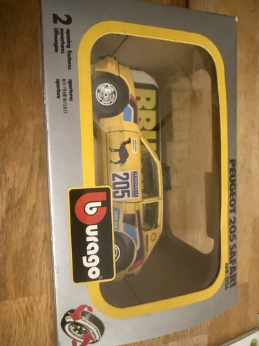 Burago peugeot 205 - burago,