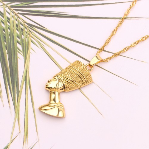2pcs egyptian statue necklace - egyptian,
