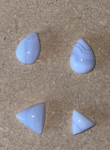 Pcs natural blue lace - blue, agate