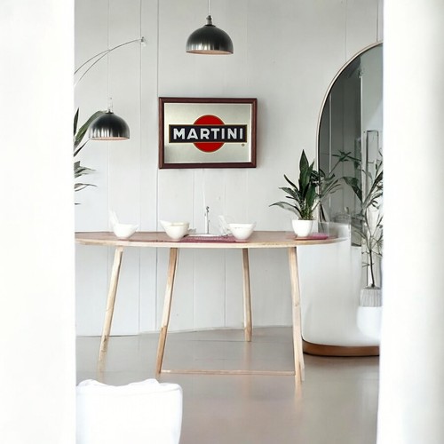 Martini logo style wooden - martini,