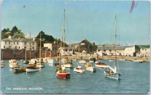 Paignton vintage postcard - paignton,