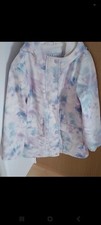 girls rain coat 7-8 very good
