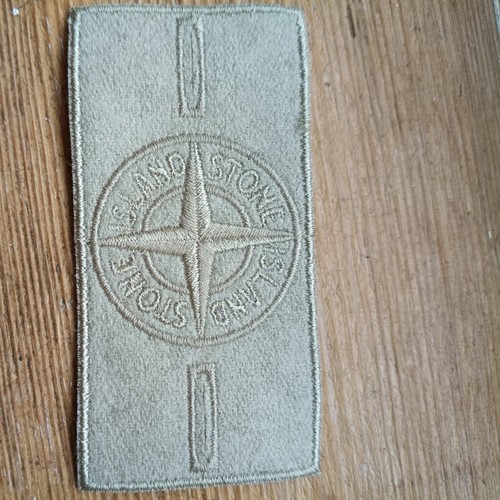 Stone island badge with - island,