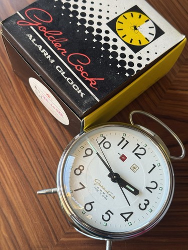 Vintage golden cock - vintage, alarm