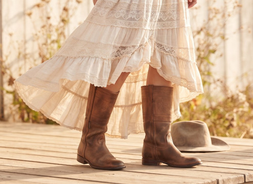 Vintage leather knee - vintage,