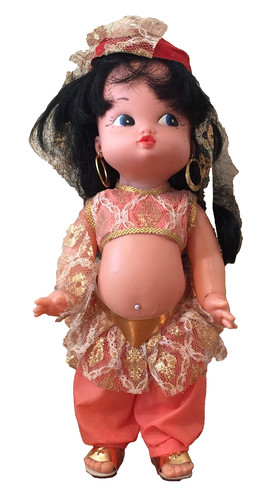 Vintage creepy cute plastic - creepy,
