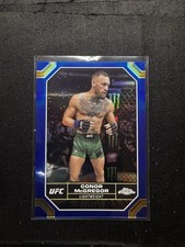 2024 Topps Chrome UFC Conor McGregor #49 Blue Refractor 056/150