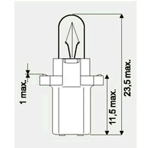 Lamps 12v1 jmp b8 3d - 12v1.2w,