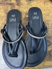 Black Ladies Sparkly Sandals Size 4 New Box40