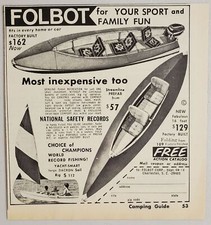 1968 Print Ad FOLBOT Factory