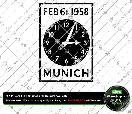 Manchester united munich clock - united,