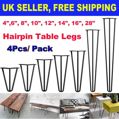 Hairpin metal table small - metal,