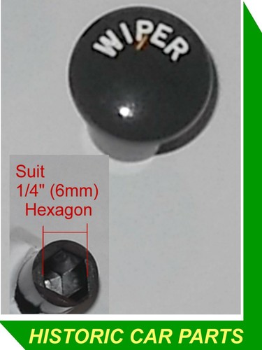 Wiper switch knob with - with, "wiper"