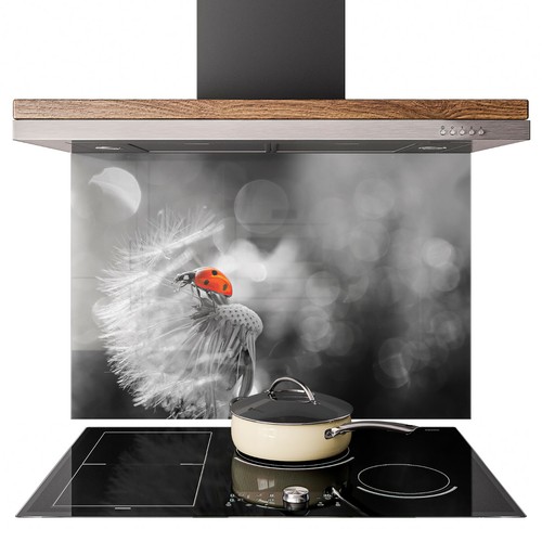 Glass splashback kitchen tile - glass,