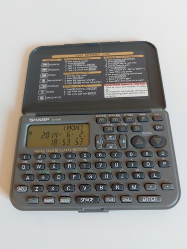 Sharp electronic organiser - sharp,
