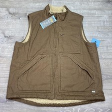Lee Vest Mens Large Brown