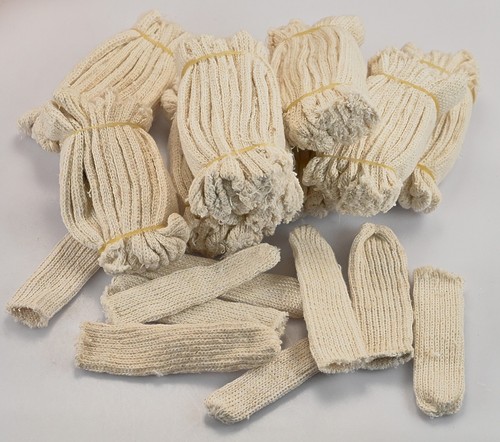 100 cotton finger cots stalls - cotton,