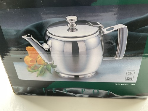 Stainless steel teapot bnib - steel,