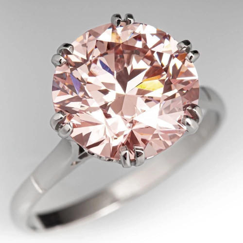 Certified round cut - 4.10, ct