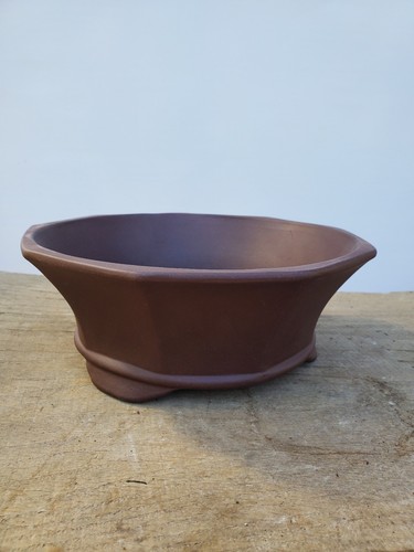 Octagon bonsai pot - bonsai,