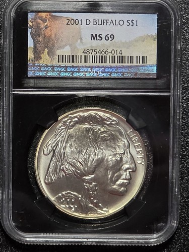 2001 commemorative silver - 2001, d