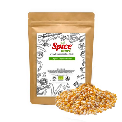 Organic popping corn - organic,