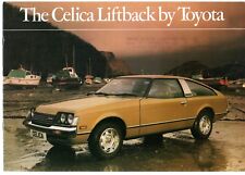 Toyota Celica Liftback 1979-80 UK Market Sales Brochure 2000 ST XT GT
