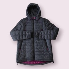 Peaceful Hooligan Mens Puffer Jacket Coat Grey Medium Quilted