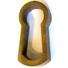 Brass thread escutcheon key