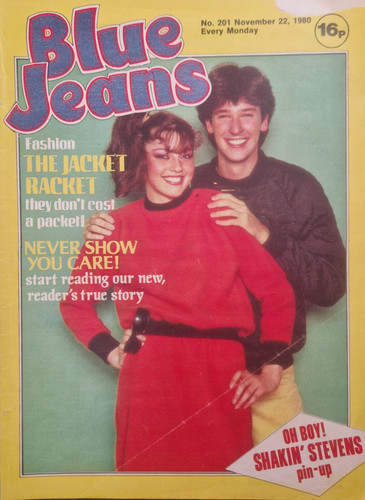 Blue jeans magazine - blue,