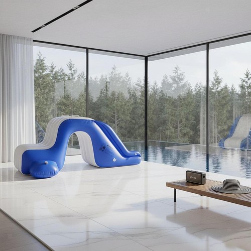 Inflatable pool slide swimming - slide,