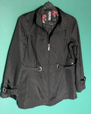 Ladies Black Jacket Mac Long