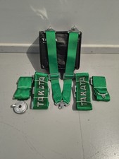 Takata 6 Point Harness GREEN -