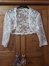 Wedding Ivory Lace Bolero