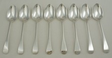 8 Old English Georgian Silver