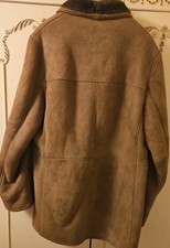 Mens italian Leather Shearling