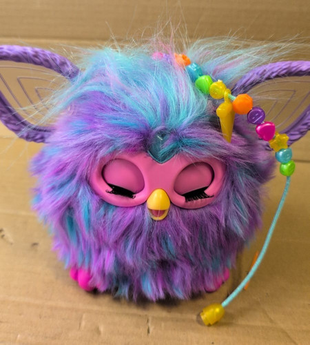 Purple furby interactive plush - interactive,
