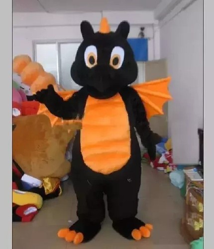 Halloween black dragon - , mascot