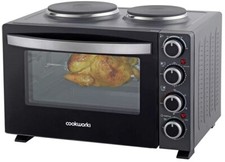 Cookworks 28L Mini Oven with Hob RRP 128.00 lot R1669