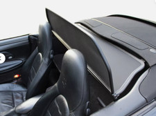 Wind deflector fits a Porsche