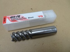 YG 25mm 4 Flute 60° Quick Helix HSS-PM Centre Cutting End Mill 25x25x45x121