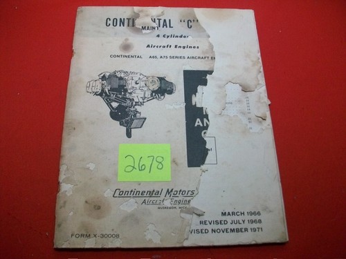 1971 continental aircraft - 1971,
