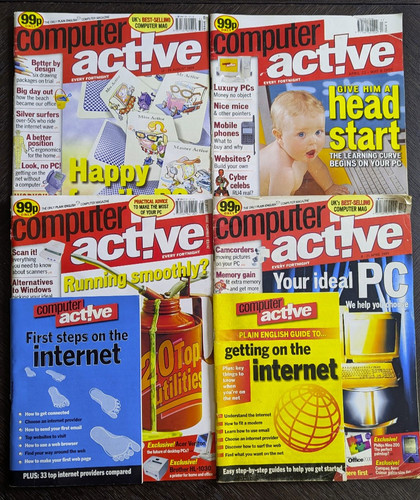 Computer active magazine x4 - computer,
