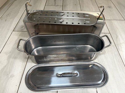 Large stainless steel fish - steel,